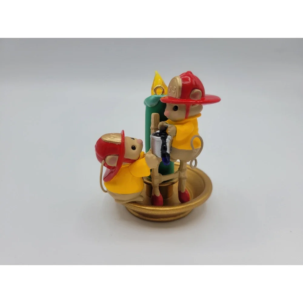 Hallmark‎ Keepsake Ornament 1999 Flame-fighting Friends Mouse Candlestick